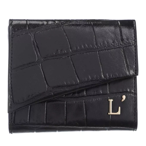 L´Autre Chose French Kokko Bag Black Flap Wallet