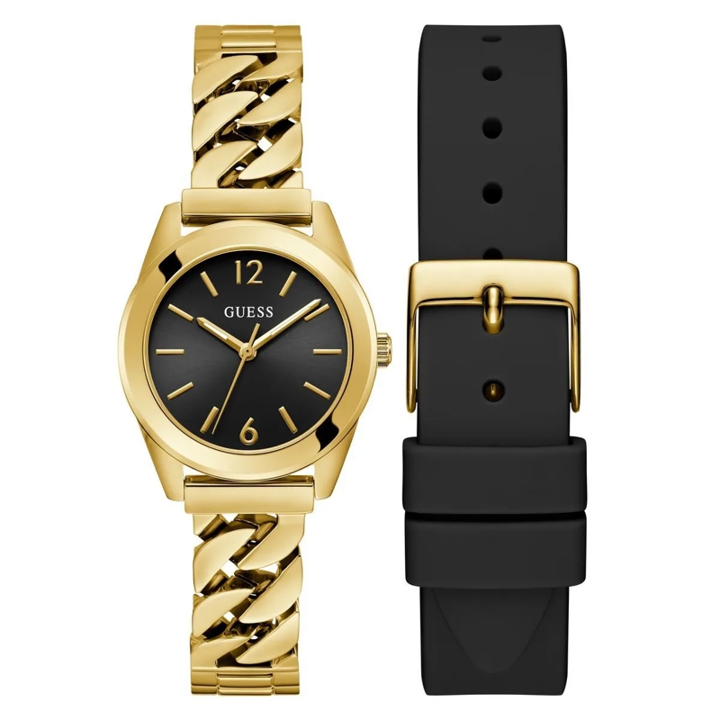 Guess Quarzuhr Quarz-Analoguhr Serena gold