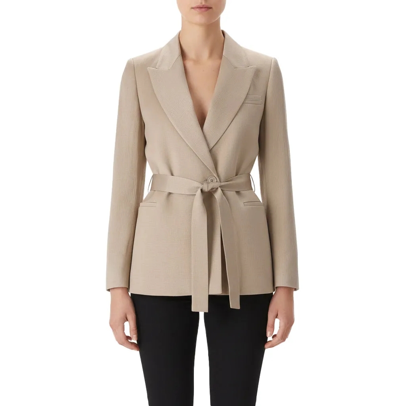 Peserico Blazer Blazer mit Taillengürtel braun(Image 2)