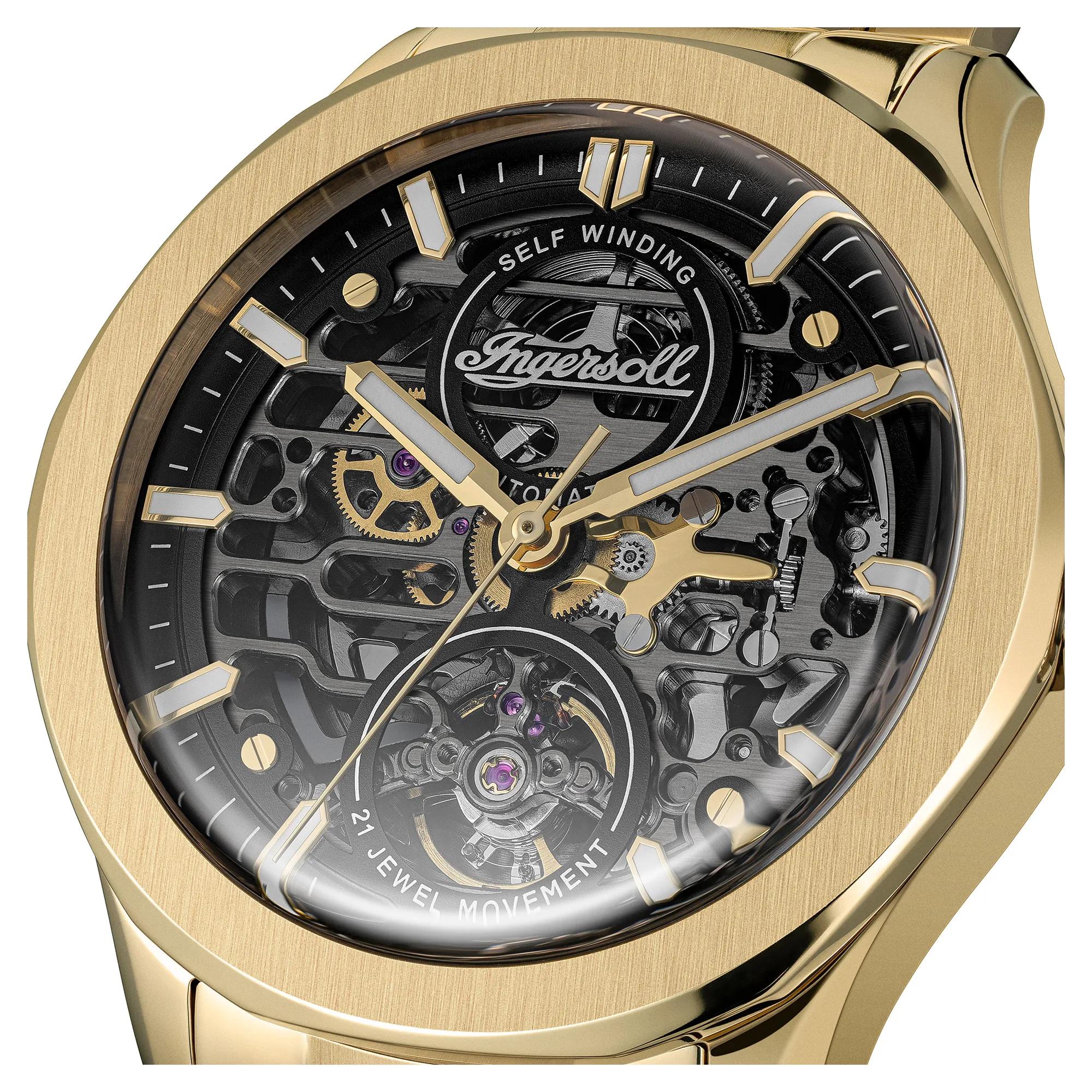 Thumbnail - Ingersoll Uhren - Automatikuhr The Bronc - Gr. unisize - in Gold - für Damen