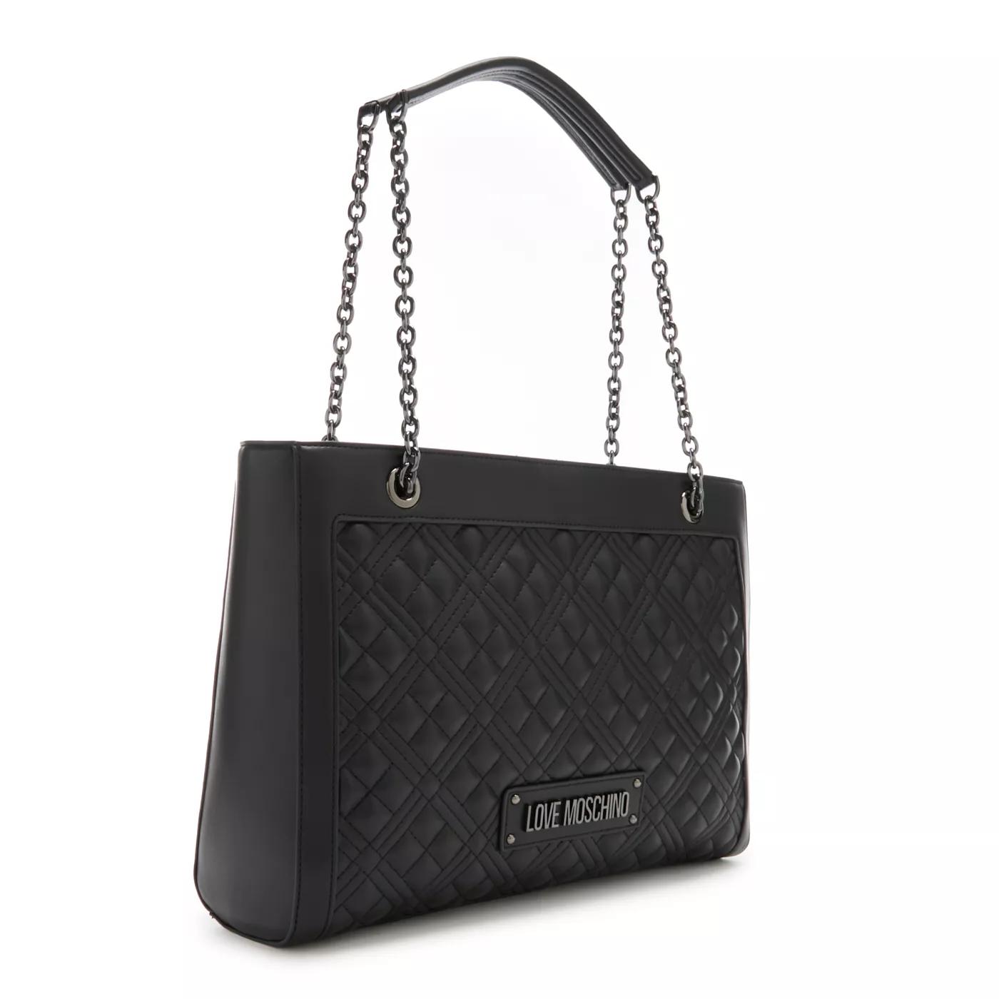 Love Moschino Crossbody bags Quilted Bag Schwarze Handtasche JC40 in zwart