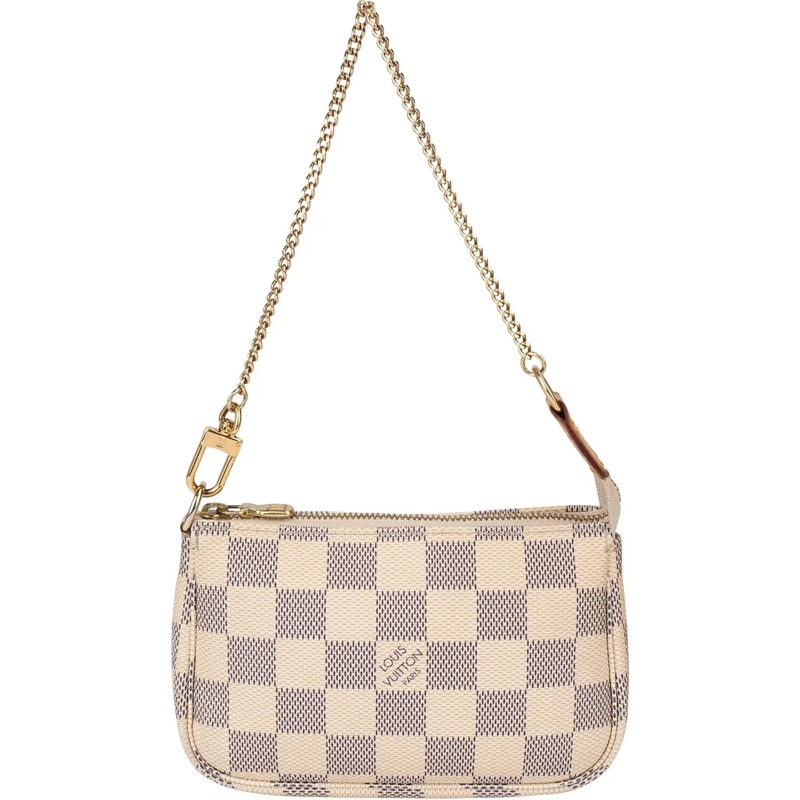 Louis Vuitton Tote Louis Vuitton Damier Azur Monogram Mini Pochette A weiß