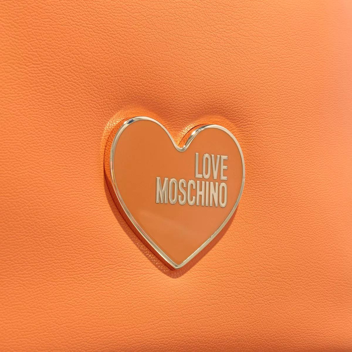 Love Moschino Bucket bags Marshmallow in oranje