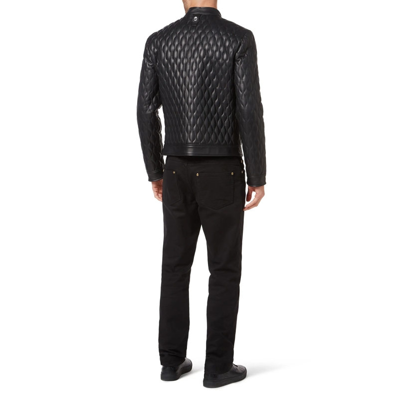 BILLIONAIRE Daunenjacke Lederjacke schwarz(Image 2)