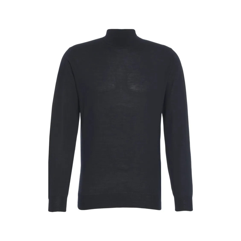Gender Pullover Merino Wool Turtleneck Black