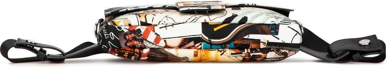 Thumbnail - Fendi Bauchtaschen - 2010-2024 Nylon Karl Kollage Convertible Belt Bagu - Gr. unisize - in Weiß - für Damen