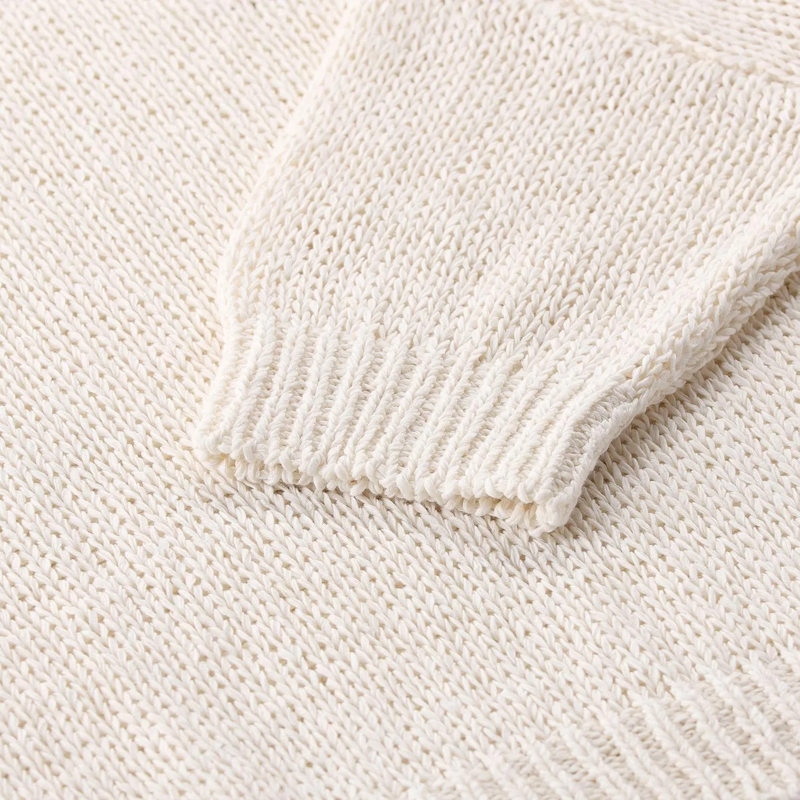 Roberto Collina Pullover Pullover aus Baumwollmix weiß(Image 3)