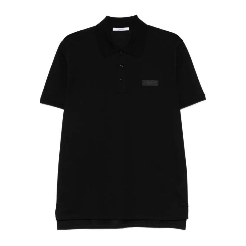 Givenchy Polo shirt Black Silk-Nylon Polo Shirt Black