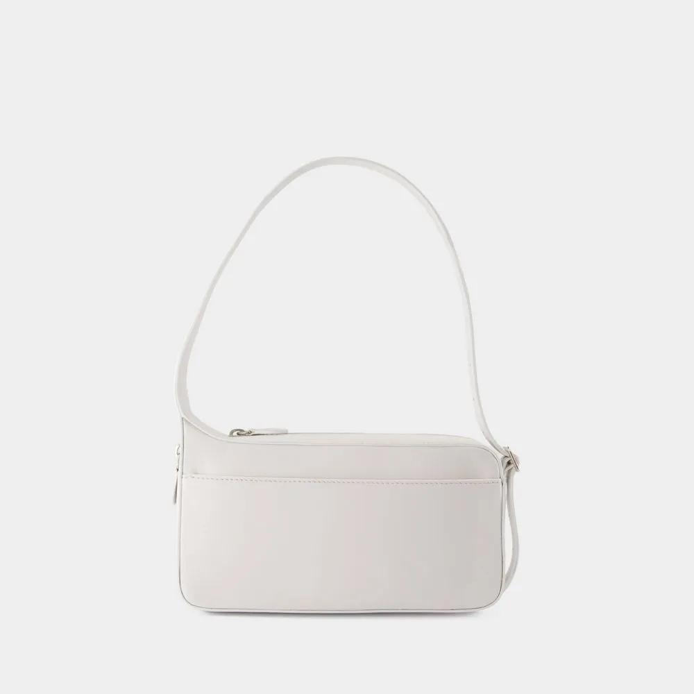 MCM Shoppers Himmel Lthr Doppel Shopper in wit