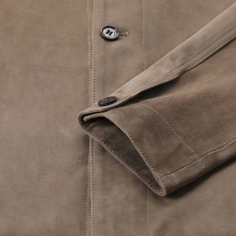 Arma Veste de transition Jacke Jaden aus Veloursleder grau(Image 4)