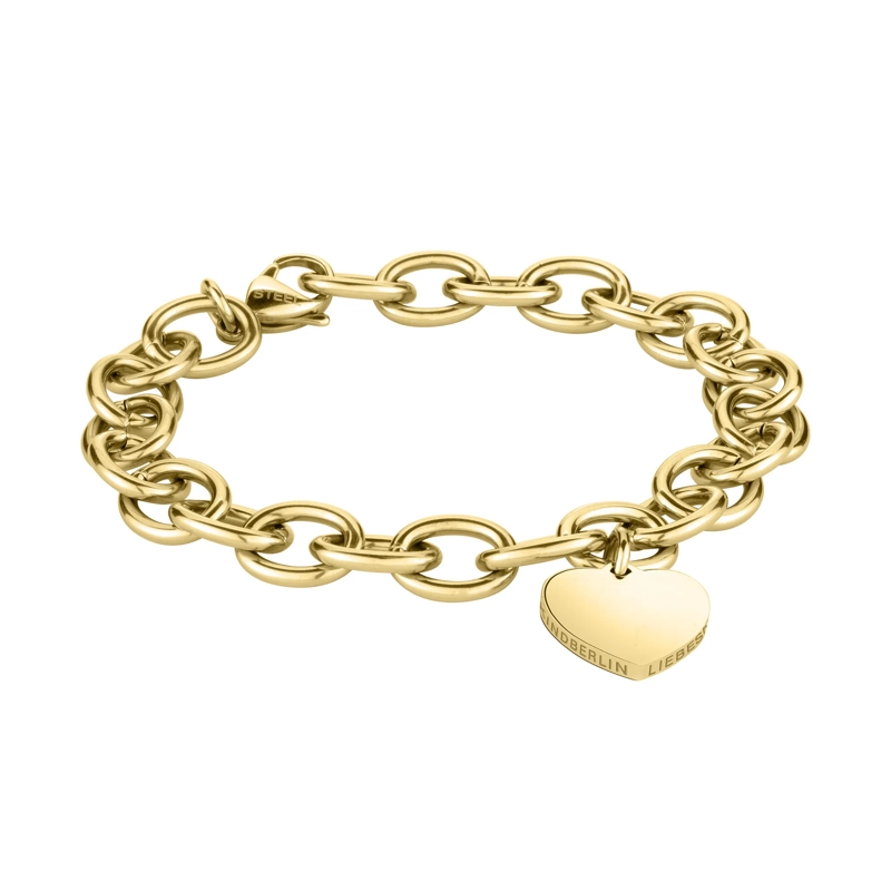 Liebeskind Berlin Armband Edelstahl Chunky Heart gold(Image 2)