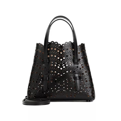 Alaia Mina 20 Calf Leather Shoulder Bag Black Sac à bandoulière