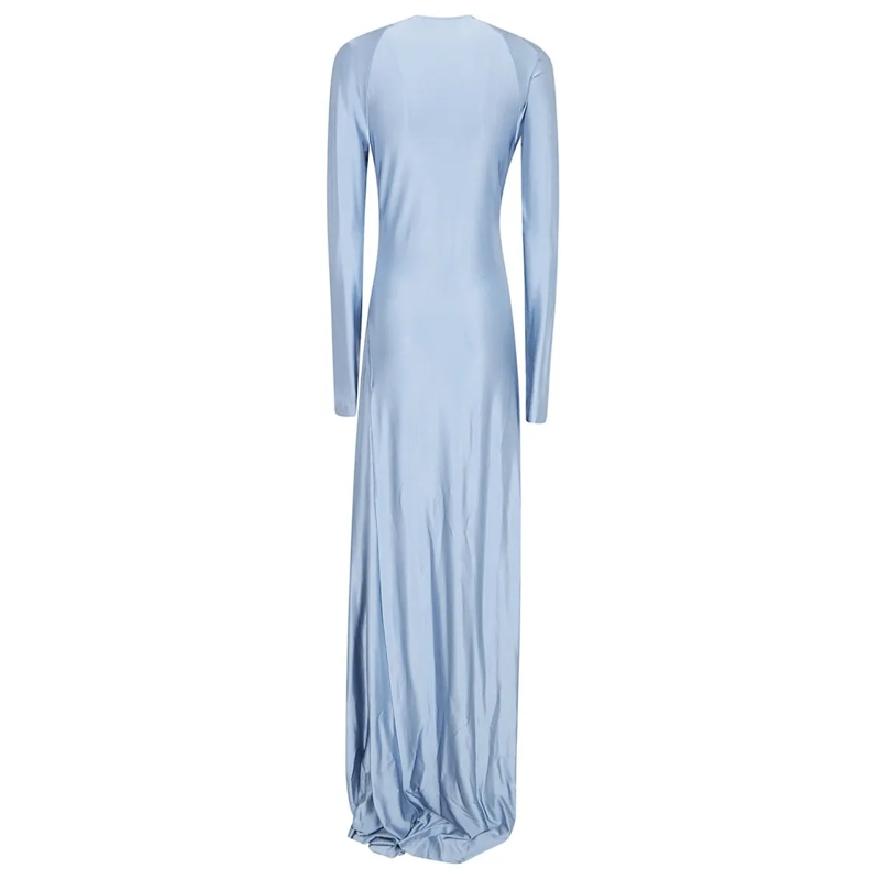 Victoria Beckham Maxikleid Elegantes Maxikleid blau(Image 3)