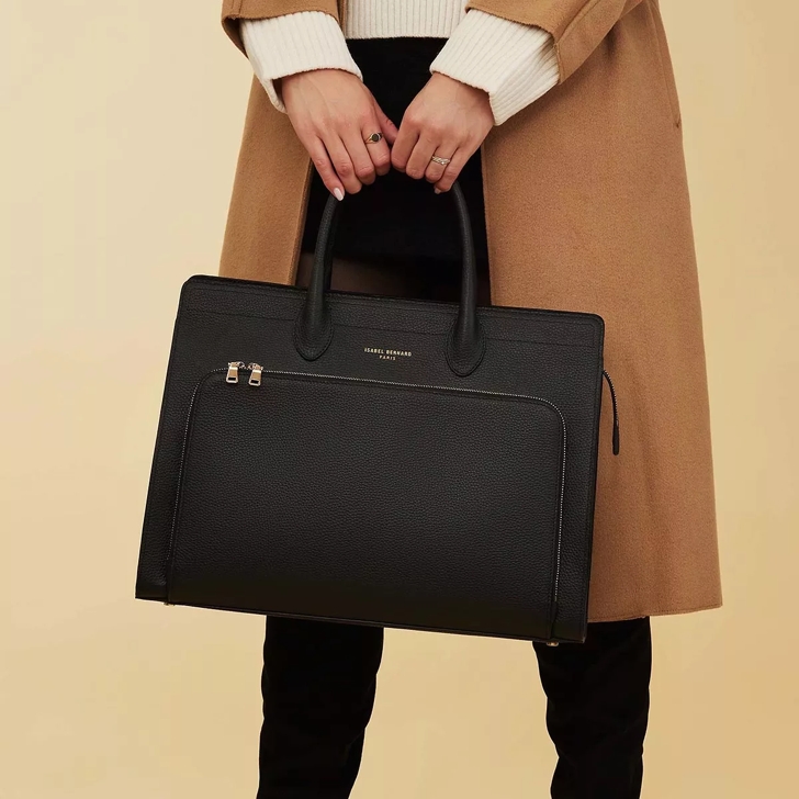 Black leather pocketbook clearance