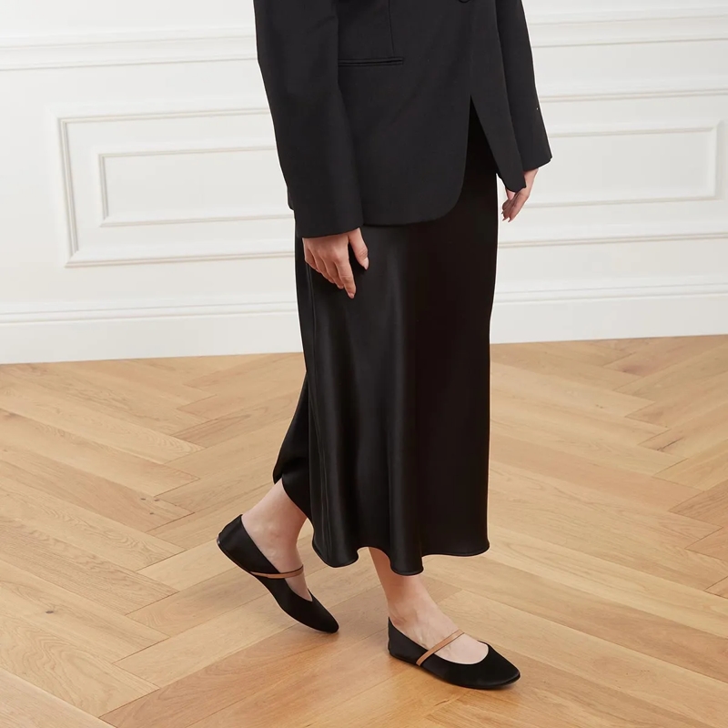 Saint Laurent Ballerinas Mami Ballet Flat Nero Gold Brown(Image 2)