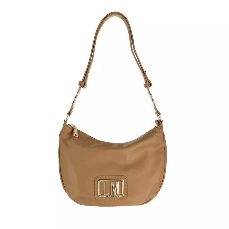 Love Moschino Sac hobo Borsa Nylon  Beige