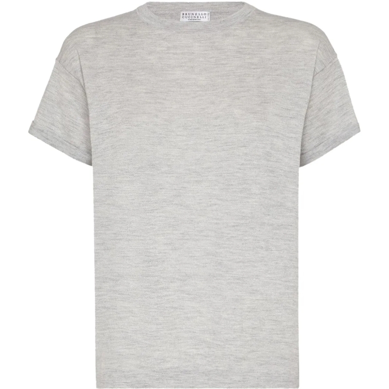 Brunello Cucinelli T-Shirt T-Shirts And Polos Light Grey grau