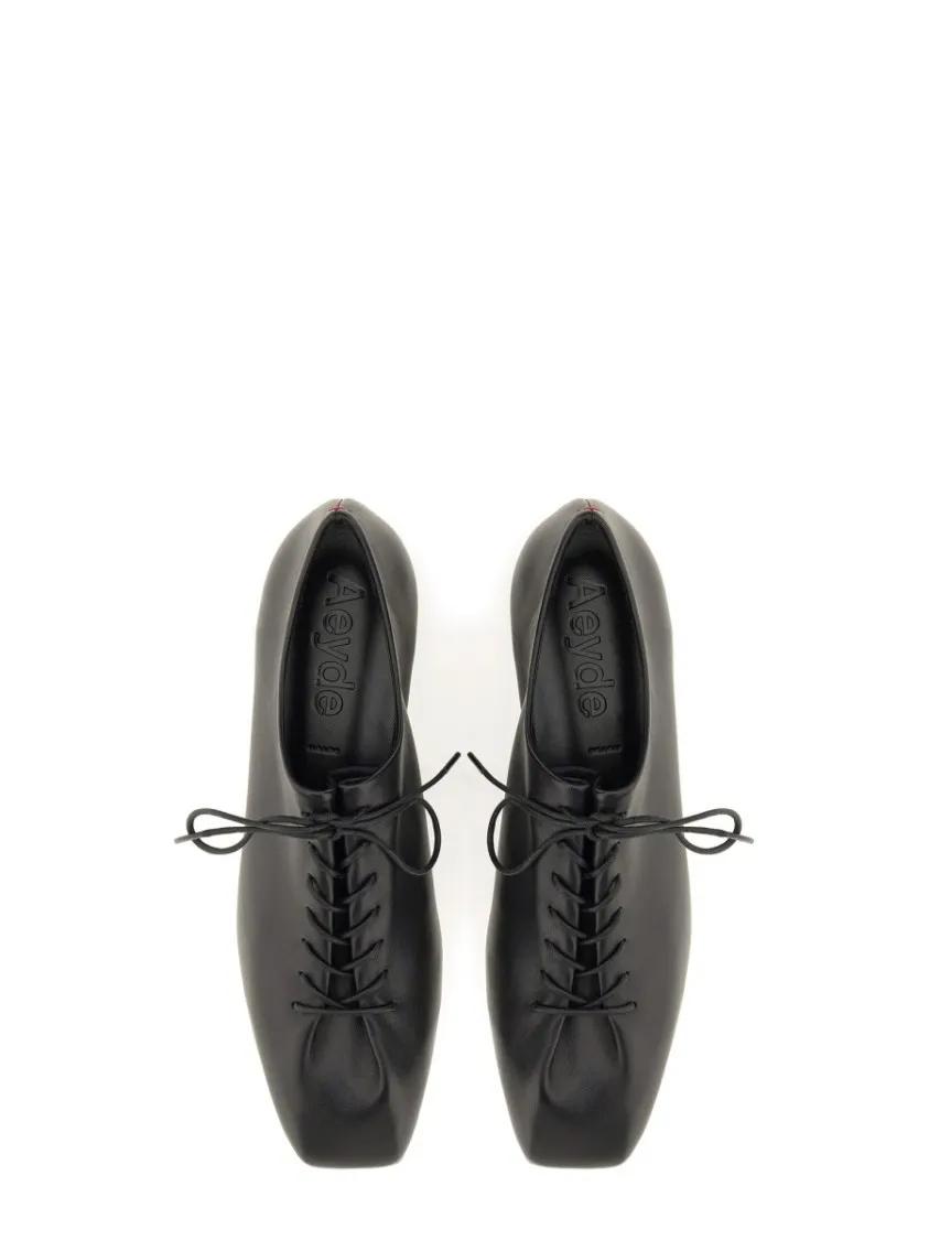 Thumbnail - "Isla" Black Lace-Up Shoe - Gr. 37 (EU) - in Schwarz