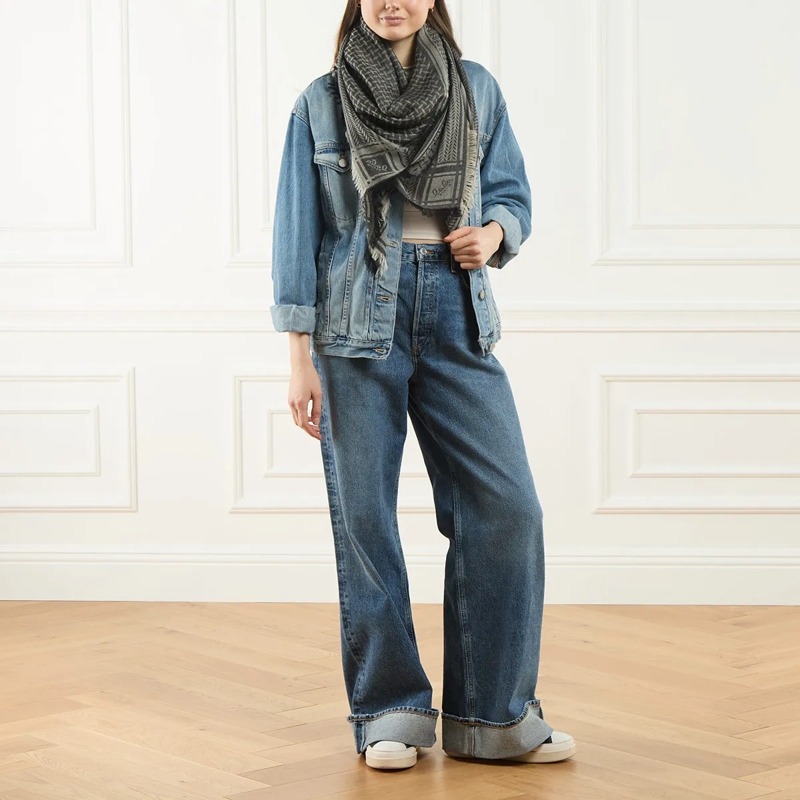 Lala Berlin Kaschmirschal Scarf Arilla Black/White(Image 2)