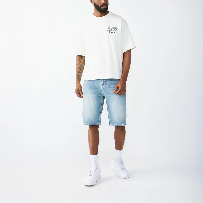 True Religion Shorts Jeansshorts BOBBY hell-blau(Image 2)