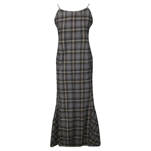 Our Legacy  Woven Check Dress Grey