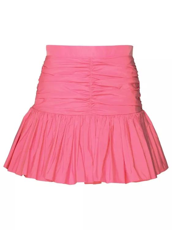 Patou - Ruffle Miniskirt - Größe 40 - pink