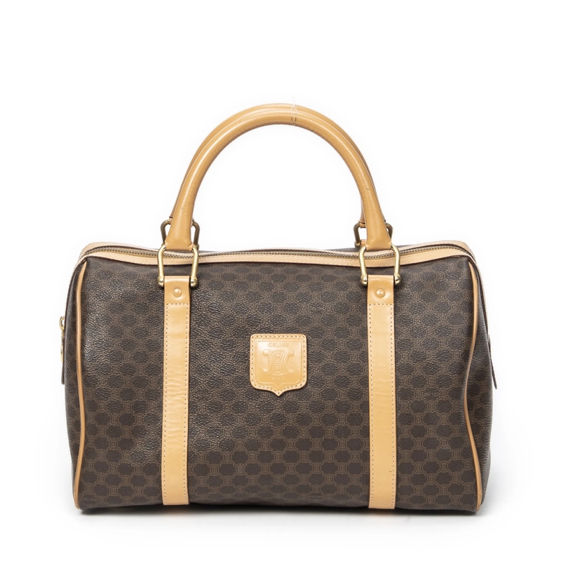 Celine Crossbody Bag Vintage Small Boston braun