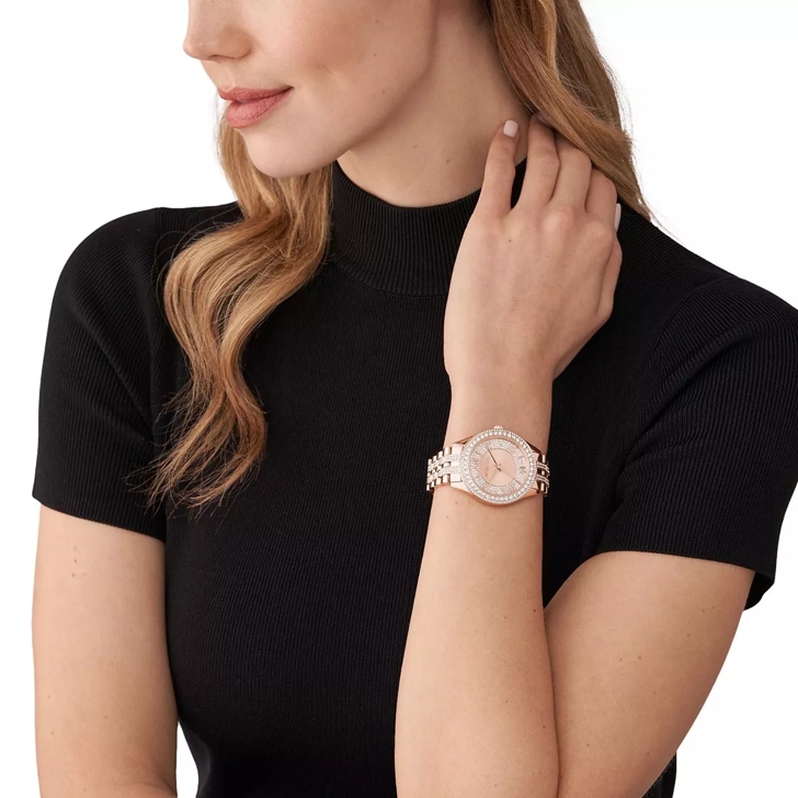 Rose gold uhr michael kors clearance