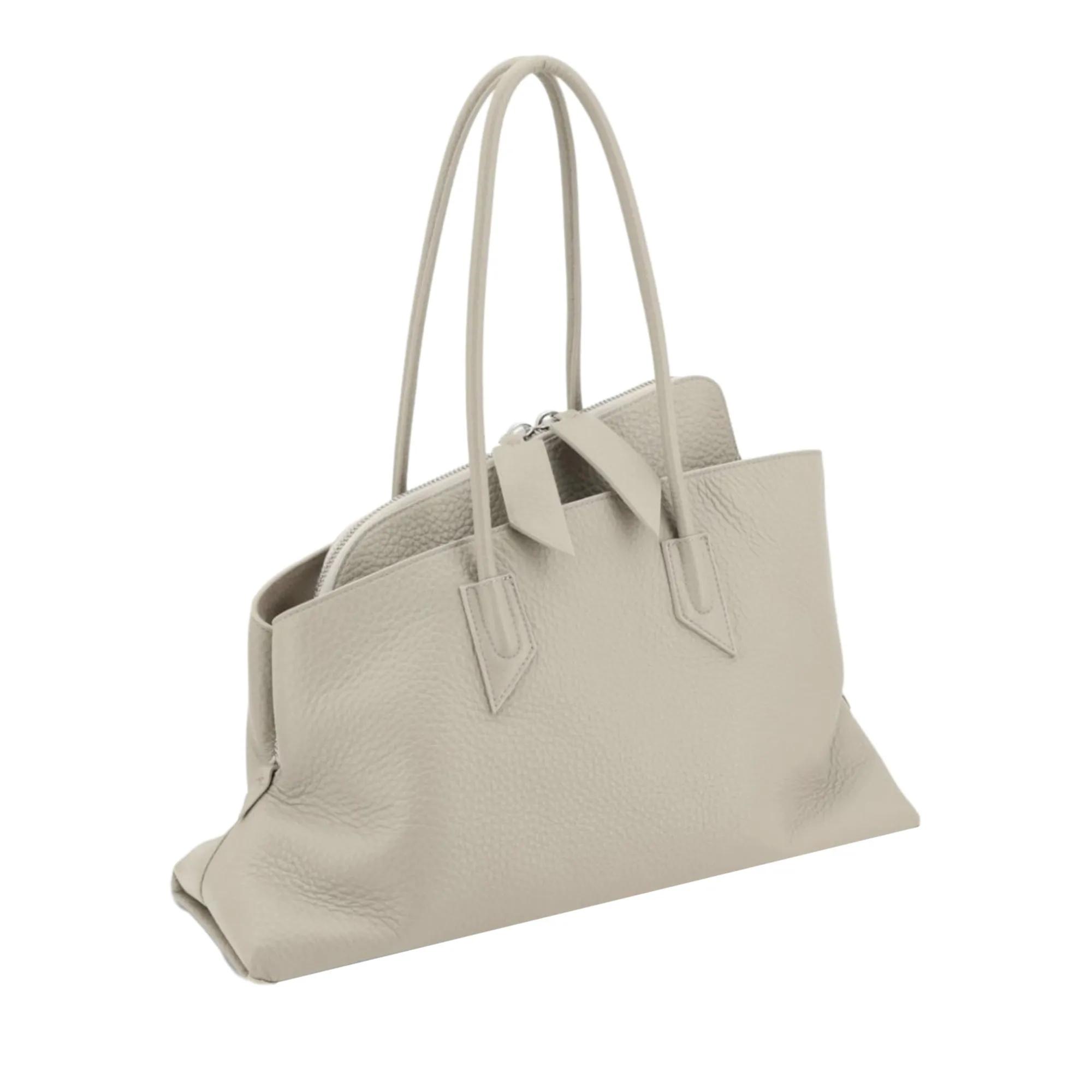 The Attico Crossbody bags La Passeggiata Top Handle Sand in beige