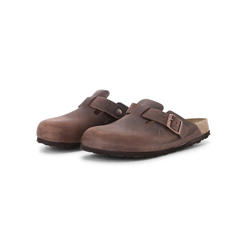 Birkenstock Loafer sandales mules boston Dunkelbraun