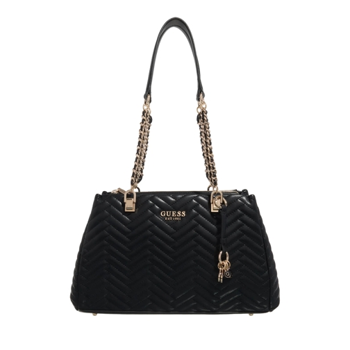 Guess Shoulder Bag Anning Shoulder Satchel Black