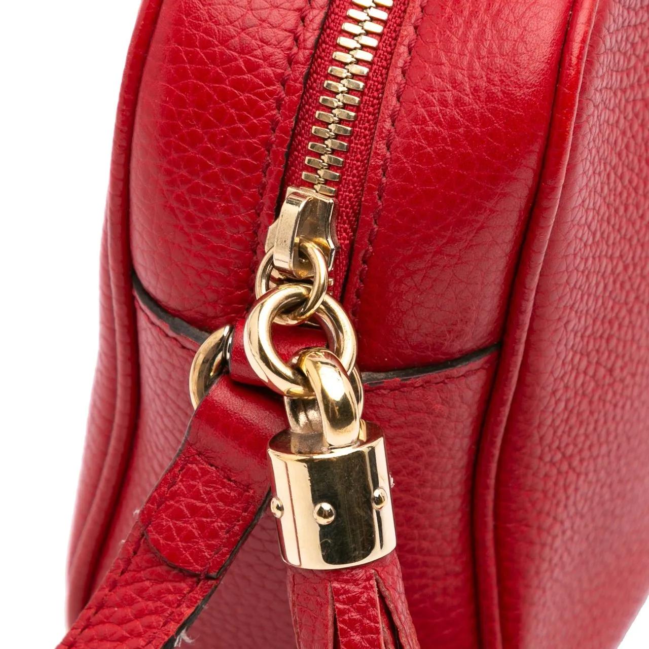 Thumbnail - Gucci Hobo Bags - 2016-2024 Leather Soho Disco Crossbody - Gr. unisize - in Rot - für Damen