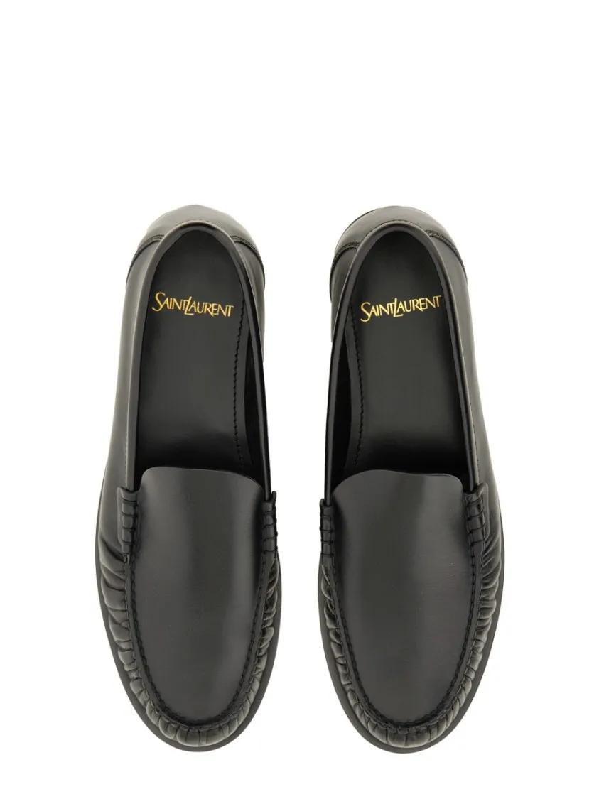 Thumbnail - Moccasin With Gathered Detail And Low-Profile Sole - Gr. 38 (EU) - in Schwarz