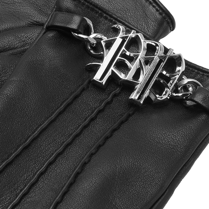 Philipp Plein Handschuhe Handschuhe Gothic Plein schwarz(Image 3)