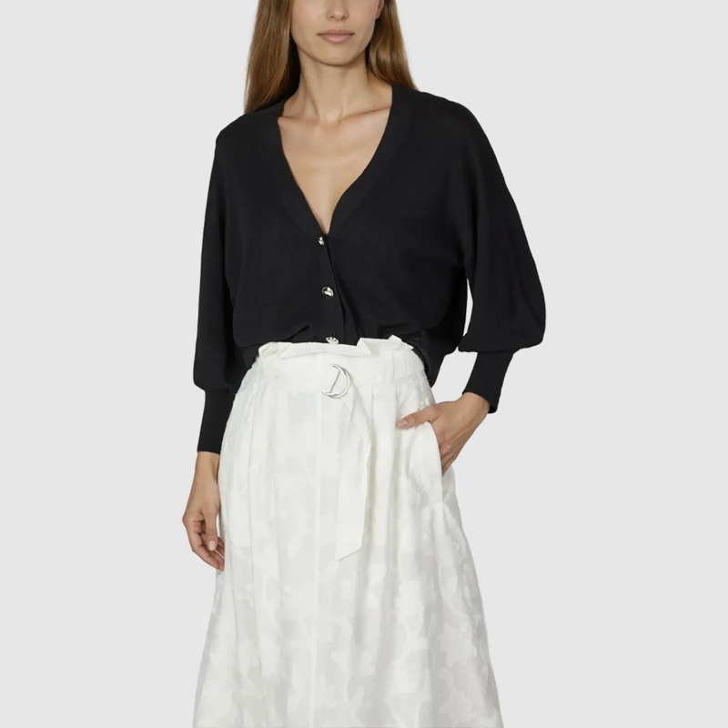 Marc Aurel Daunenjacke Strickjacke schwarz(Image 4)