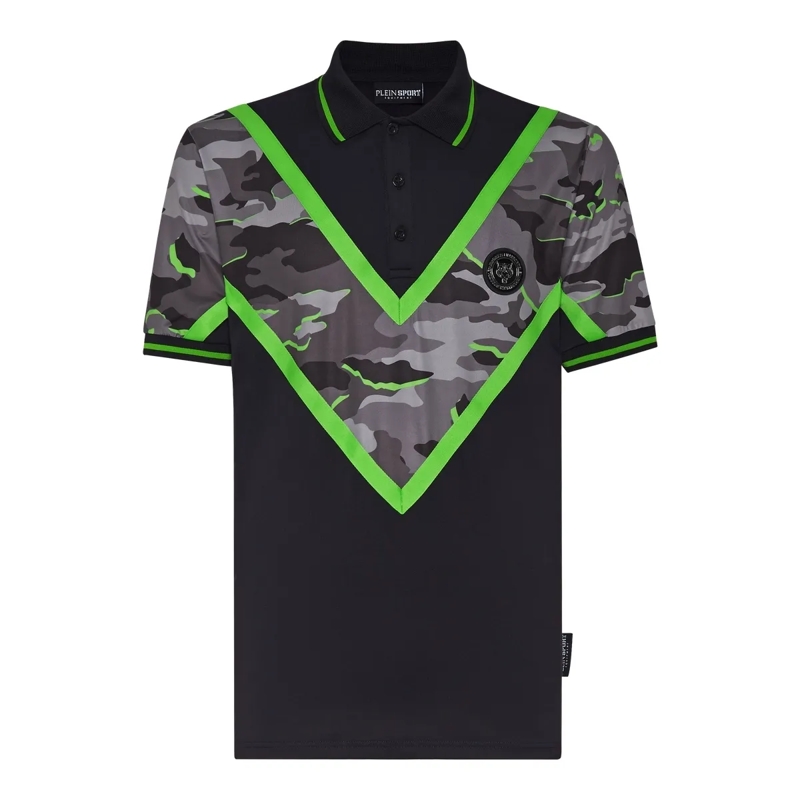 Plein Sport T-Shirt T-Shirt Camouflage schwarz