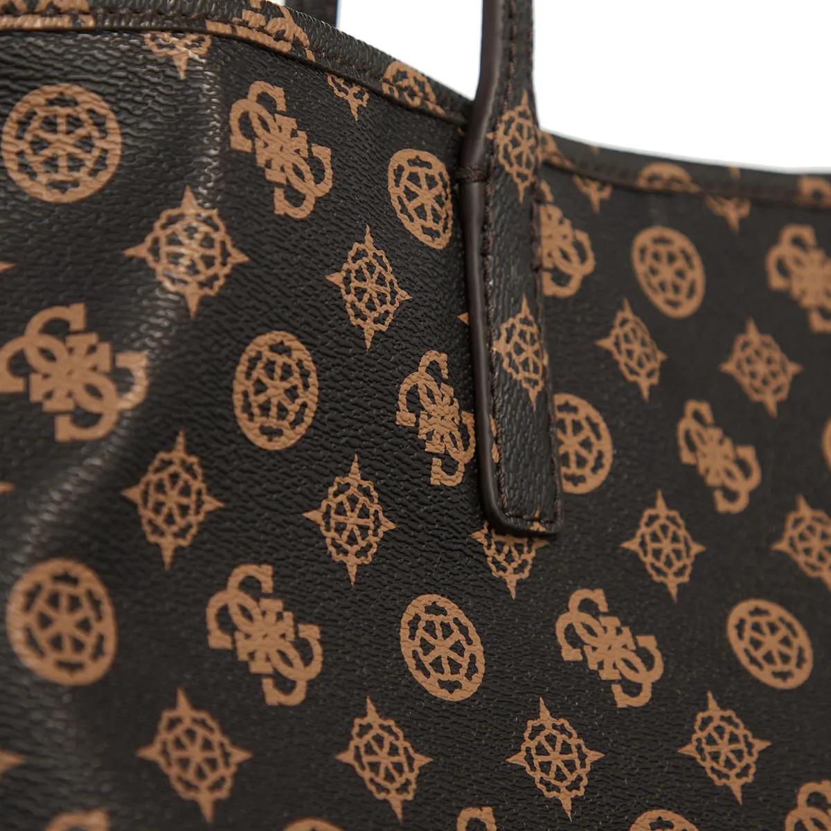 Guess Shoppers & Totes Eco Victtoria Lrg 2 In 1 Tote in bruin