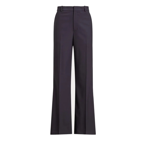 Polo Ralph Lauren Flared Blue Trousers With Tailored Fit Blue 