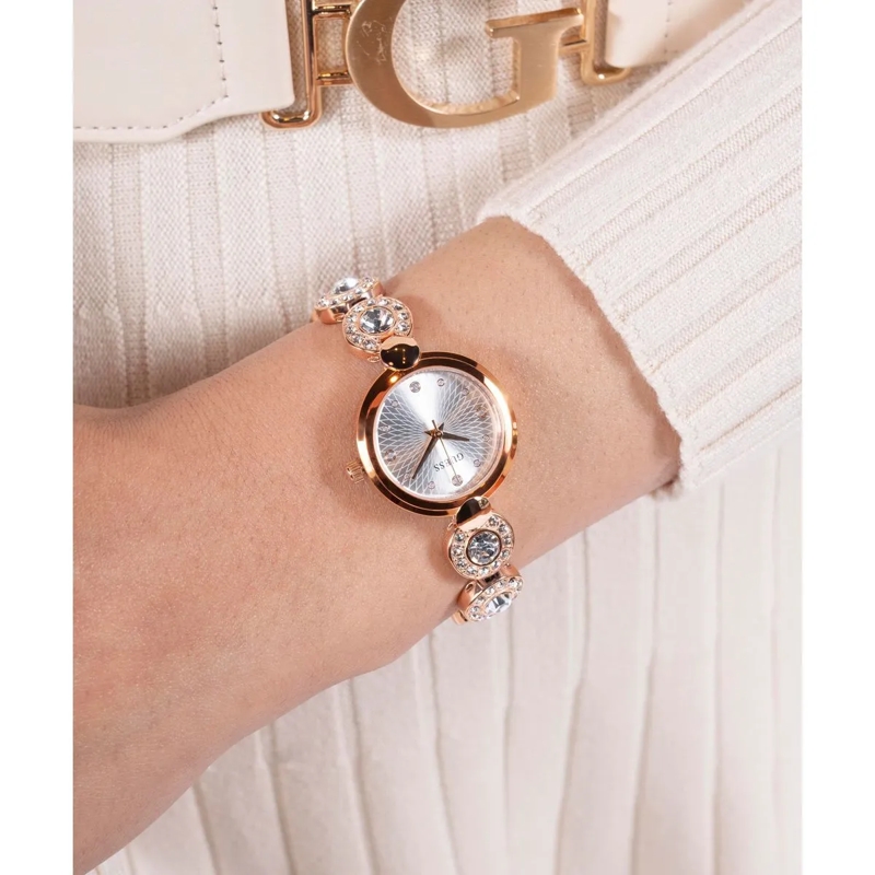 Guess Quarzuhr Quarz-Analoguhr Stardom rosa(Image 3)