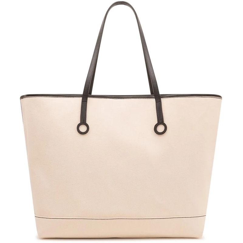 J.W.Anderson Shopper Borsa XL Anchor Tote con Maxi Scritta weiß(Image 3)