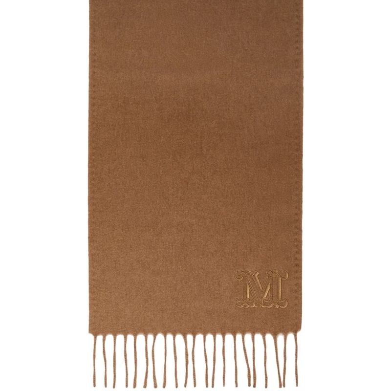 Max Mara Wollschal Scarfs Camel beige