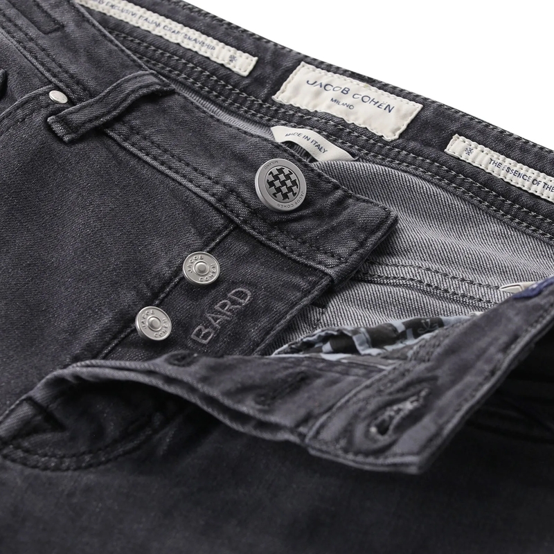 Jacob Cohen Jeans Slim-Fit Jeans Bard aus Kaschmir-Mix grau(Image 3)