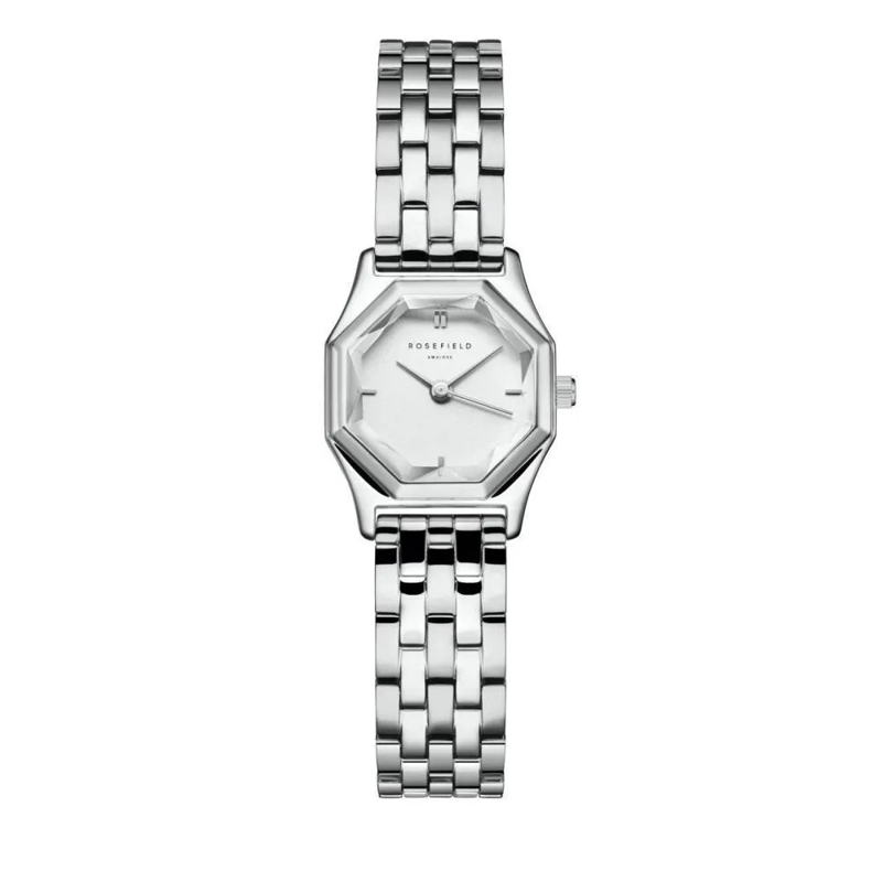 Rosefield Quarzuhr Damenuhr Gemme silber