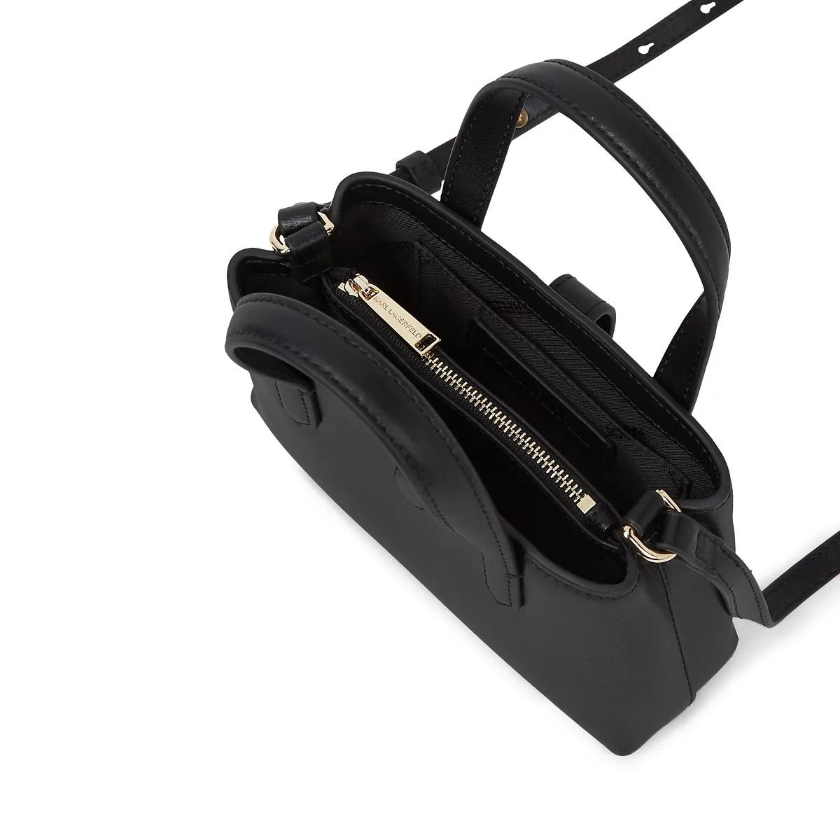 Thumbnail - Karl Lagerfeld Crossbody Bags - K/Autograph Mini-Umhängetasche mit Vorhängeschloss - Gr. unisize - in Schwarz - für Dame...