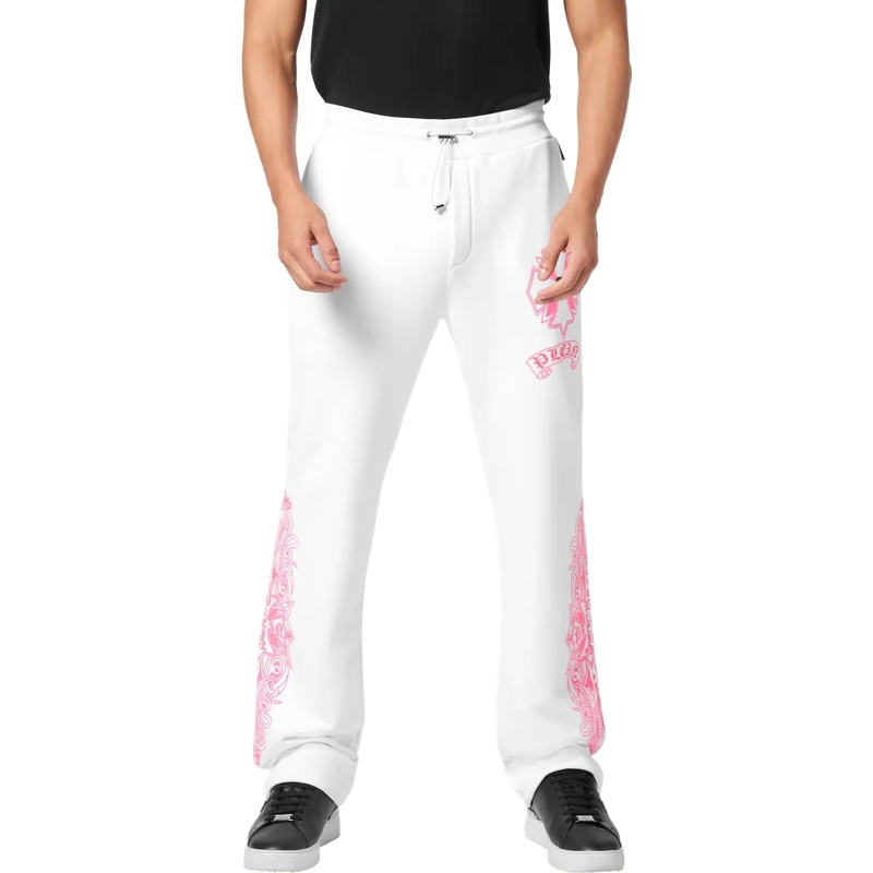 Philipp Plein Jogginghose Jogging Trousers Chrome weiss(Image 3)
