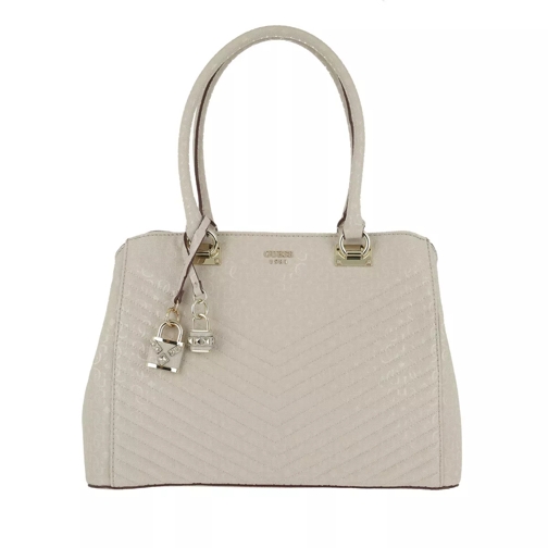 Guess Halley Girlfriend Satchel Stone Shopping Bag