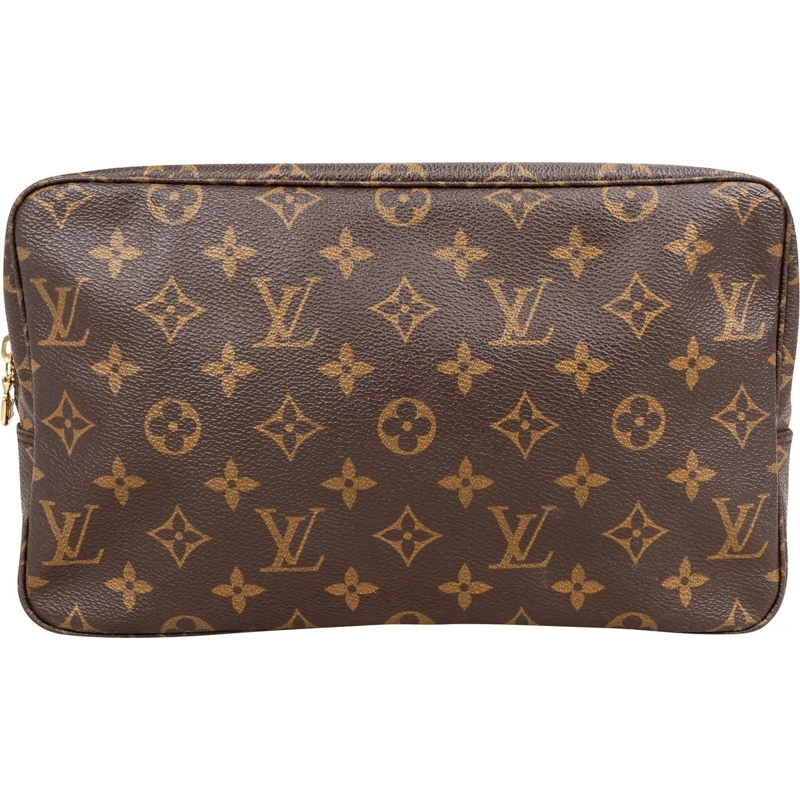 Louis Vuitton Tote Louis Vuitton Canvas Monogram Trousse Toilette 28  braun