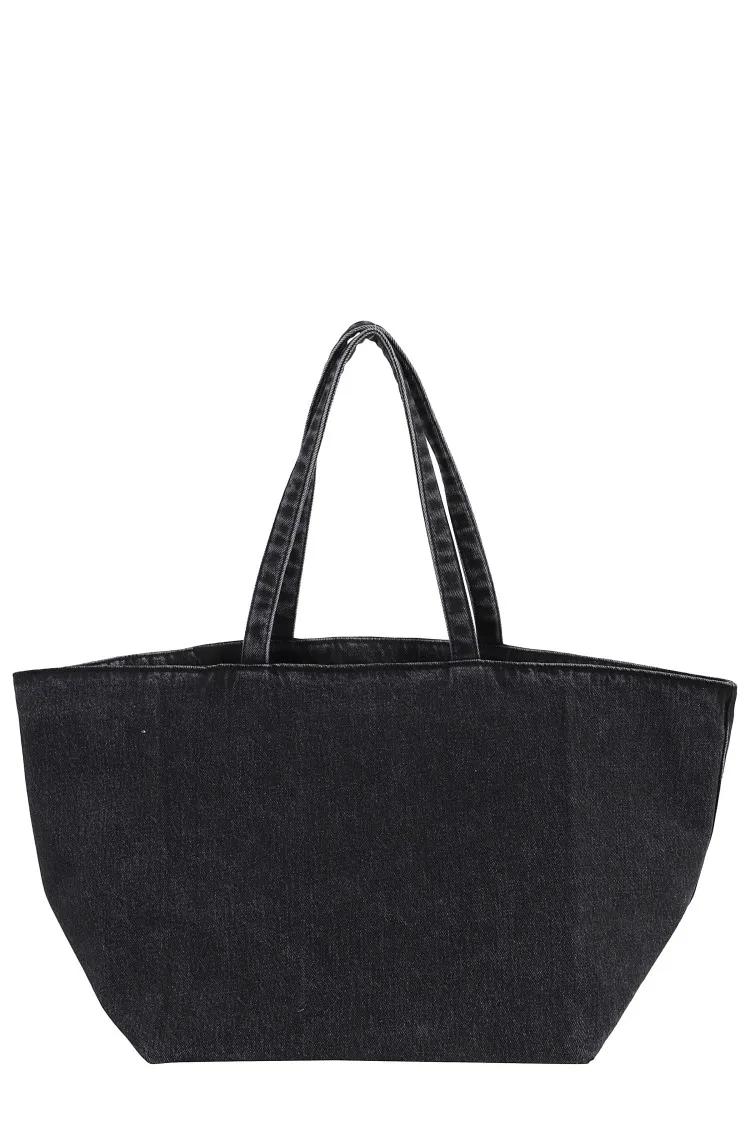 Alexander wang Shoppers & Totes Aged Denim Grey Punch Tote in zwart