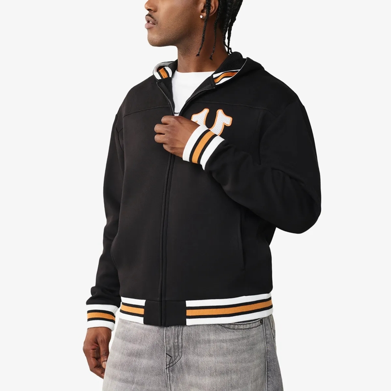 True Religion  Zip-Hoodie schwarz(Image 3)