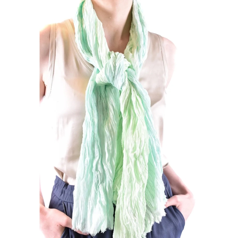 Blumarine Écharpe en laine Sciarpe Green grün